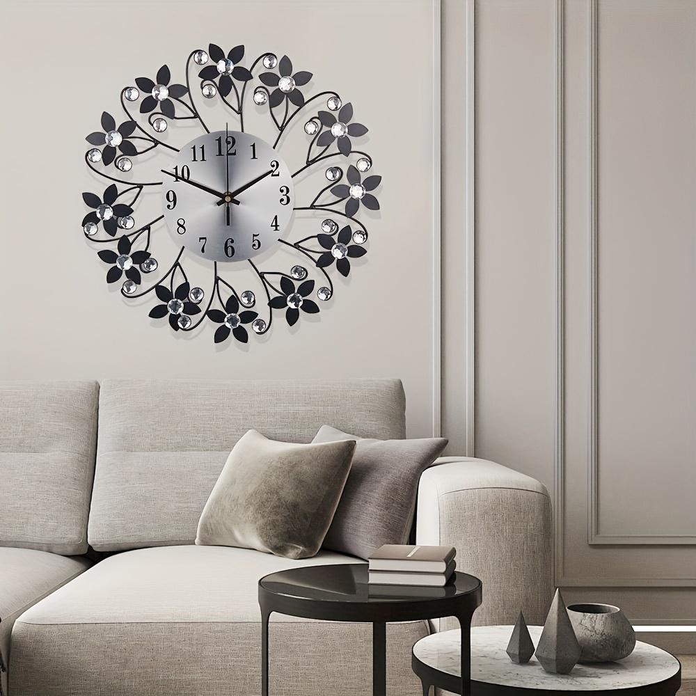 1PC Creative Silent Home Clock Personalized Clock Wall Clock Living Room Home Decoration Fashionable Simple Wall Clock