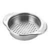 Stainless Steel Food Can Strainer Metal Tuna Press Filter Can Lid Colander Oil Drainer Kitchen Tools For Beans Vegetables