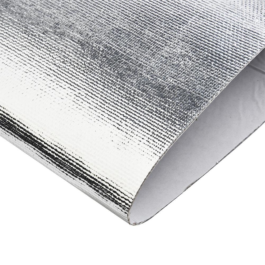Car Heat Protection Film Fireproof Heat Insulation Mat Self-adhesive Aluminum Foil High Temperature Resistant Cloth Heat Shields 2