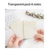 PET 50 Sheet Waterproof Indoor Household Office Library Window Computer Screen Memo Pad Notepad Accessories