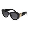 Full Frame Design Oval Sunglasses Women Sunglasses Black 904362