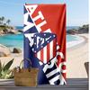 Asciugamano da Spiaggia Stampato Atlético Madrid Asciugamano Morbido ad Asciugatura Rapida Coperta da Spiaggia Rettangolare Grande Portatile per Viaggio Piscina
