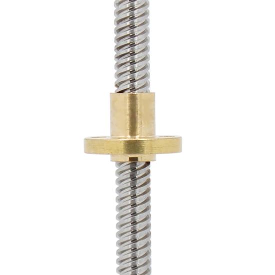 150-500mm 3D Printer T8 Stepper Trapezoidal Acme Thread Lead Screw Rod with Nut