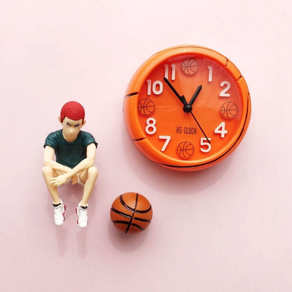 Creative Football Shaped Clock Basketball Digital Clock Desktop Decoration Alarm Clock  Outdoor