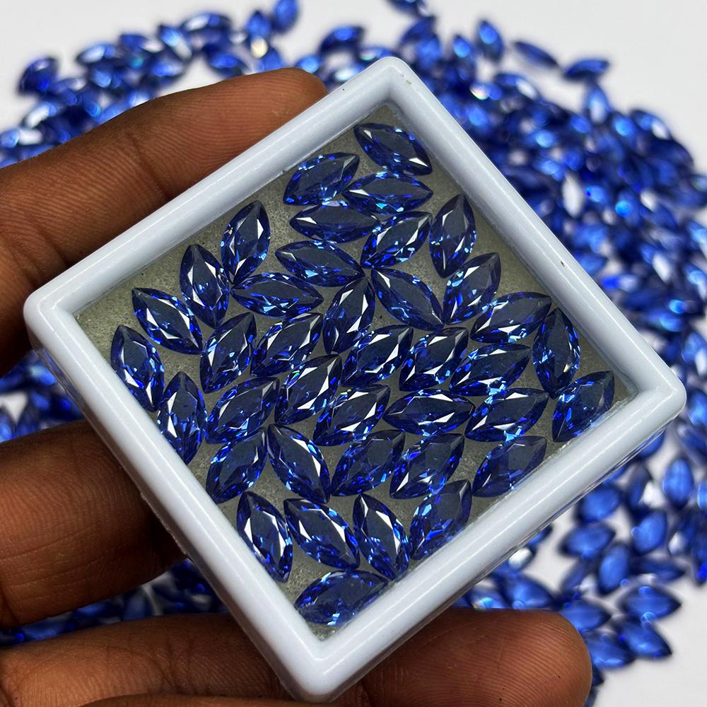 Natural Blue Sapphire Loose Gemstone 9.00 ct Marquise Cut 10×5 mm Lot September Birthday Birthstone