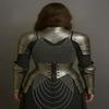Women's Medieval Steel Cuirass Armor with Chainmail LARP Cosplay Gift