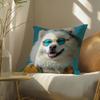 Cute Funny Cartoon Party Decorations Animals Pillow Case Pattern Printed Pillowcase For Living Room Sofa Cushion Cover