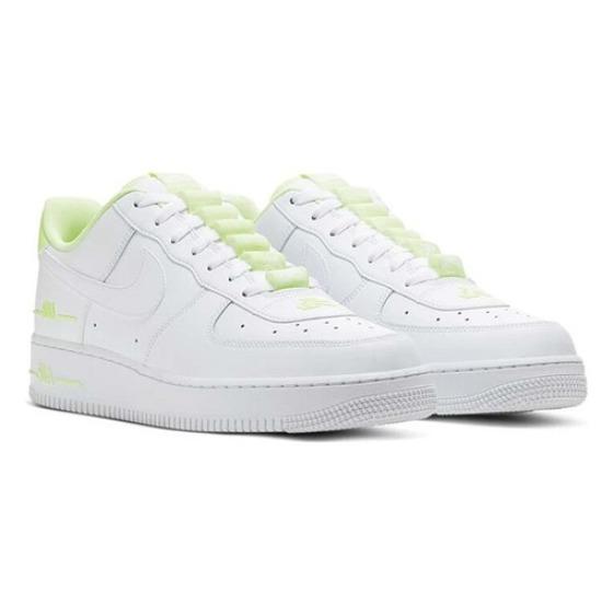 Nike Air Force 1 '07 LV8 Double Air Pack - White Barely Volt - CJ1379-101