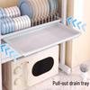 Multi-functional Carbon Steel Kitchen Dish Drainer & Storage Rack
