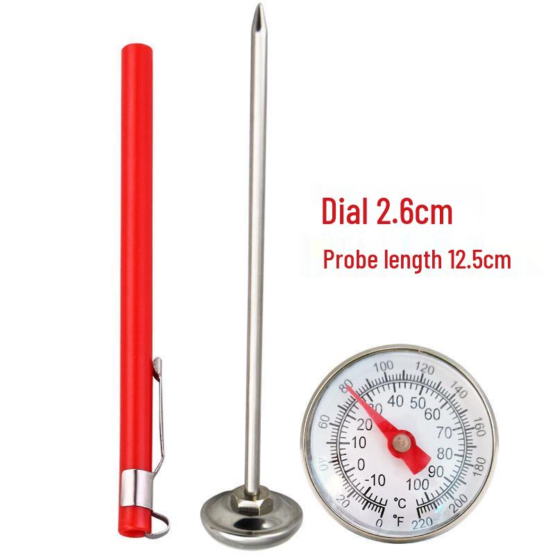 Stainless Steel Kitchen BBQ Milk Coffee Water Thermometer Probe