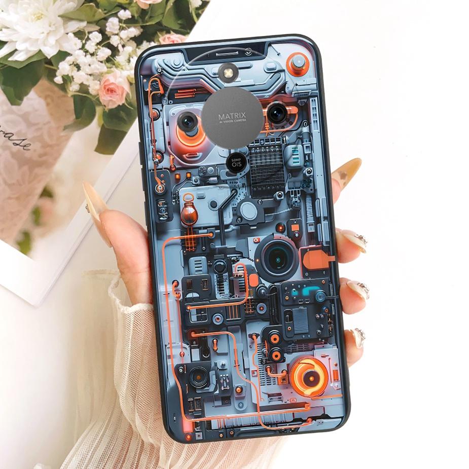 For Honor X9d Case Magic8 Lite Cute Fashion Cartoon Cover Soft TPU Phone Case For Honor Magic 8 Lite X 70 HonorX9d HonorX70 Bags