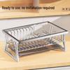 Beifu 304 Stainless Steel Countertop Dish Drying Rack