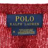 POLO RALPH LAUREN wool blend Long sleeve cable sweater M Red knit Women Used