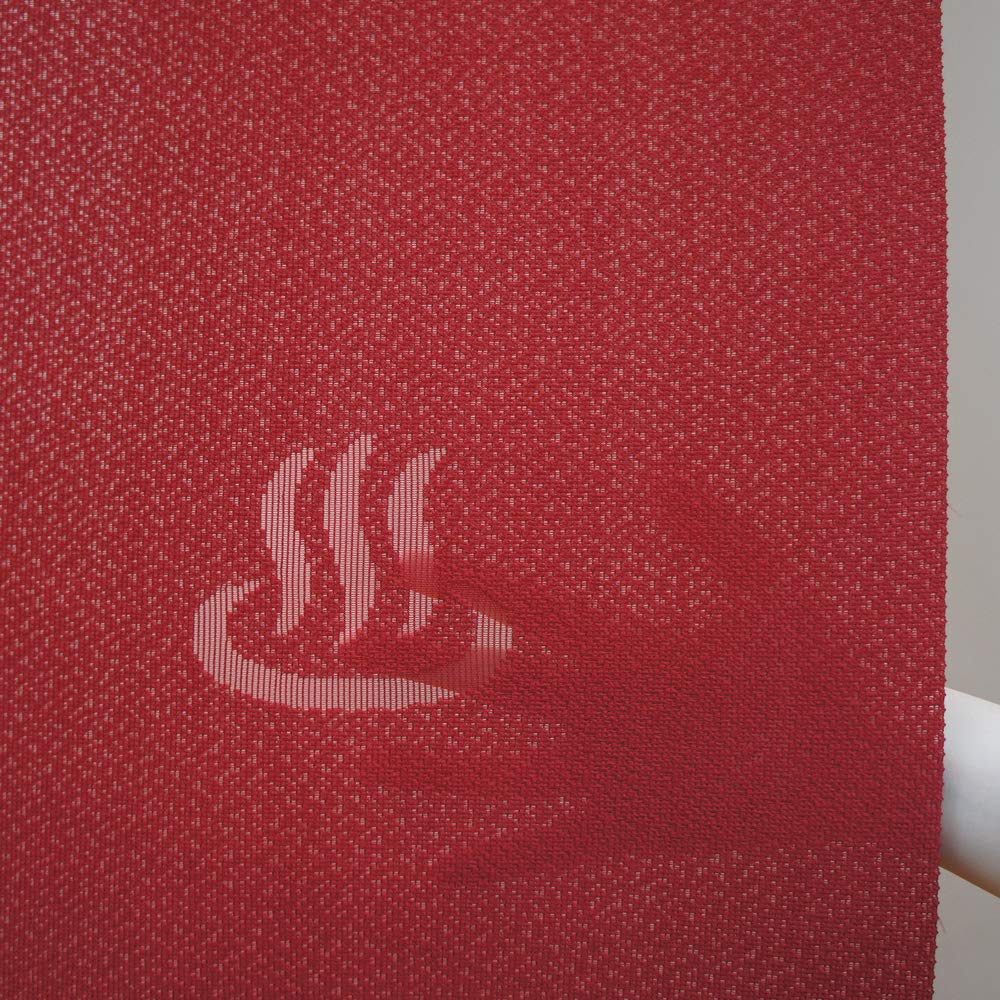 Lace Room for Hot Springs and 85 x 150 cm Flame-retardant Curtain, Divider, Half-length Curtain, Baths, (Dark Red, 11692A)