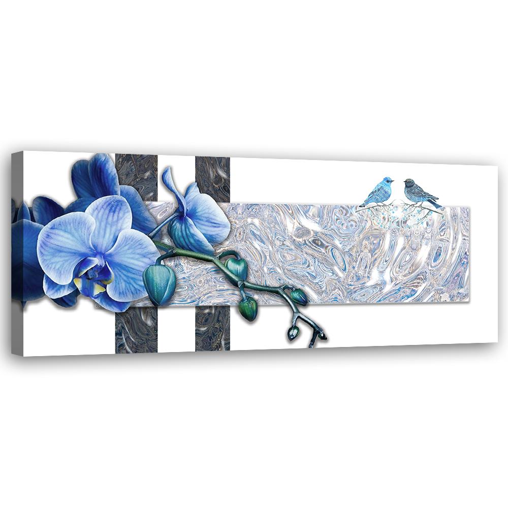 Canvas Print, Blue Orchid