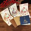 Cake Shape 3D Pop Up Birthday Card Folding Happy Birthday Card Invitation Card  Festival Blessing