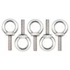Eowpower 5 Pieces Stainless Steel M10 X 35 Mm Ring Eye Bolts