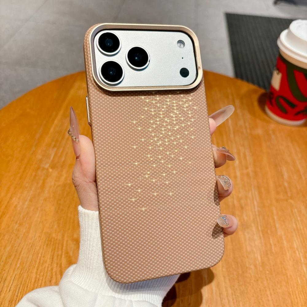 Luxury Kevlar Carbon Fibre Magnetic Wireless Charging For Magsafe Case For iPhone 17 Pro Max 16 15 Shockproof Hard PC Back Cover