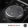 For BMW F30 F20 G20 F10 F31 F32 F34 F36 Series 1 2 7 X3 X4 X5 X6 I3 iX3 Z4 Made of Alcantara Car Multimedia Knob Trim Stickers