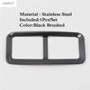 Car Rear Armrest Air AC Vent Outlet / Water Cup Holder Panel Cover Trim Interior Accessories For Chevrolet Equinox 2017 -