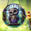 Easy To Install Halloween Black Cat Ornaments Cartoon Acrylic Window Pendant  Living Room