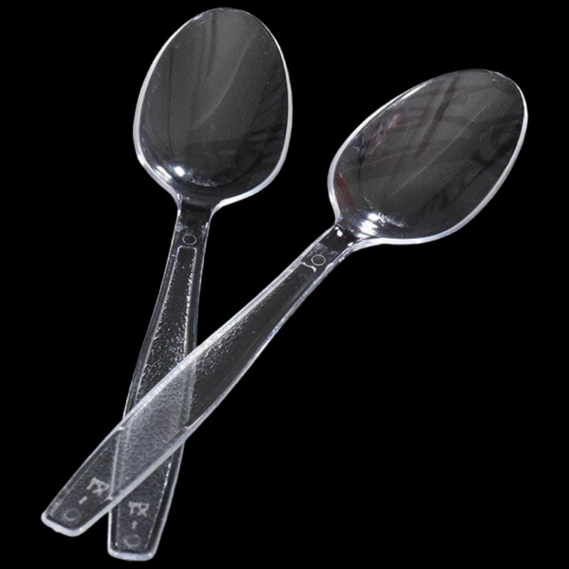Disposable Long Handle Soup Spoons