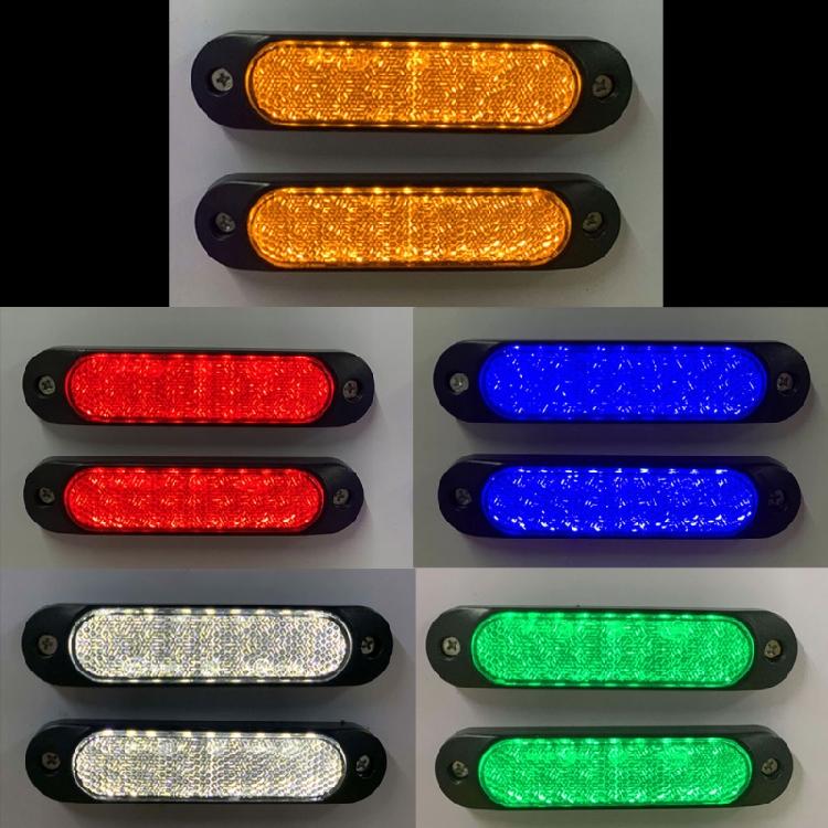 27 LEDs Trailer Side Marker Turn Signal Brake Light Truck Taillights Strobe Lamp