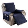 Universal Polyester Square Pattern Sofa Cushion For Single Double Triple Seat Lounge Chair Protector