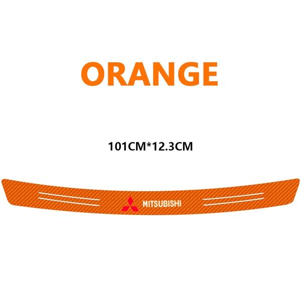 Car Trunk Door Threshold Stickers Protection Film Decals Accessories For Mitsubishi 9 Ralliart X ASX L200 Colt Outlander Pajero MA8