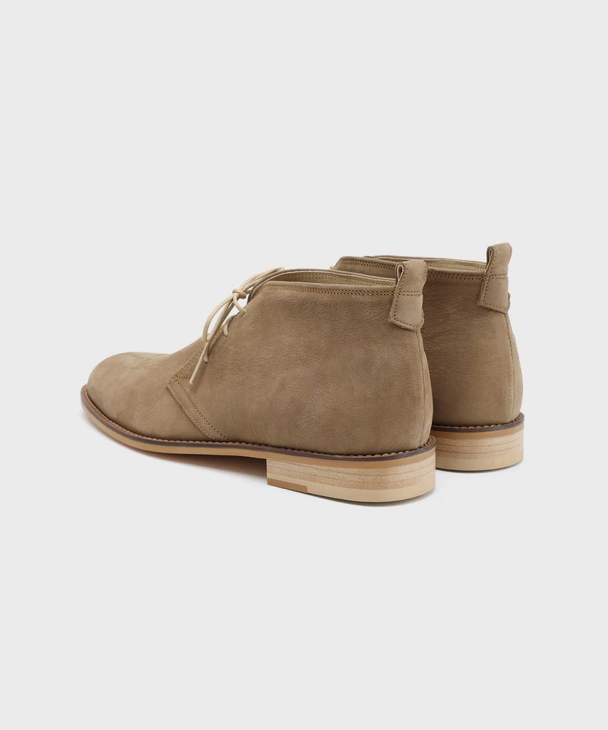 Firenze Atelier Standard Round-Toe Chukka Boots 7702 [Beige Nubuck]