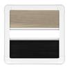 RV Window With Blackout Curtain 75° Opening Angle H500mm W500mm Cutout Push Out Window for RV Camper