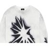 WE11DONE Ss22 Einfarbiges Washed-Muster Bedrucktes Sweatshirt Unisex-Sweatshirt Weiß WD-TS1-22-716-U-WH