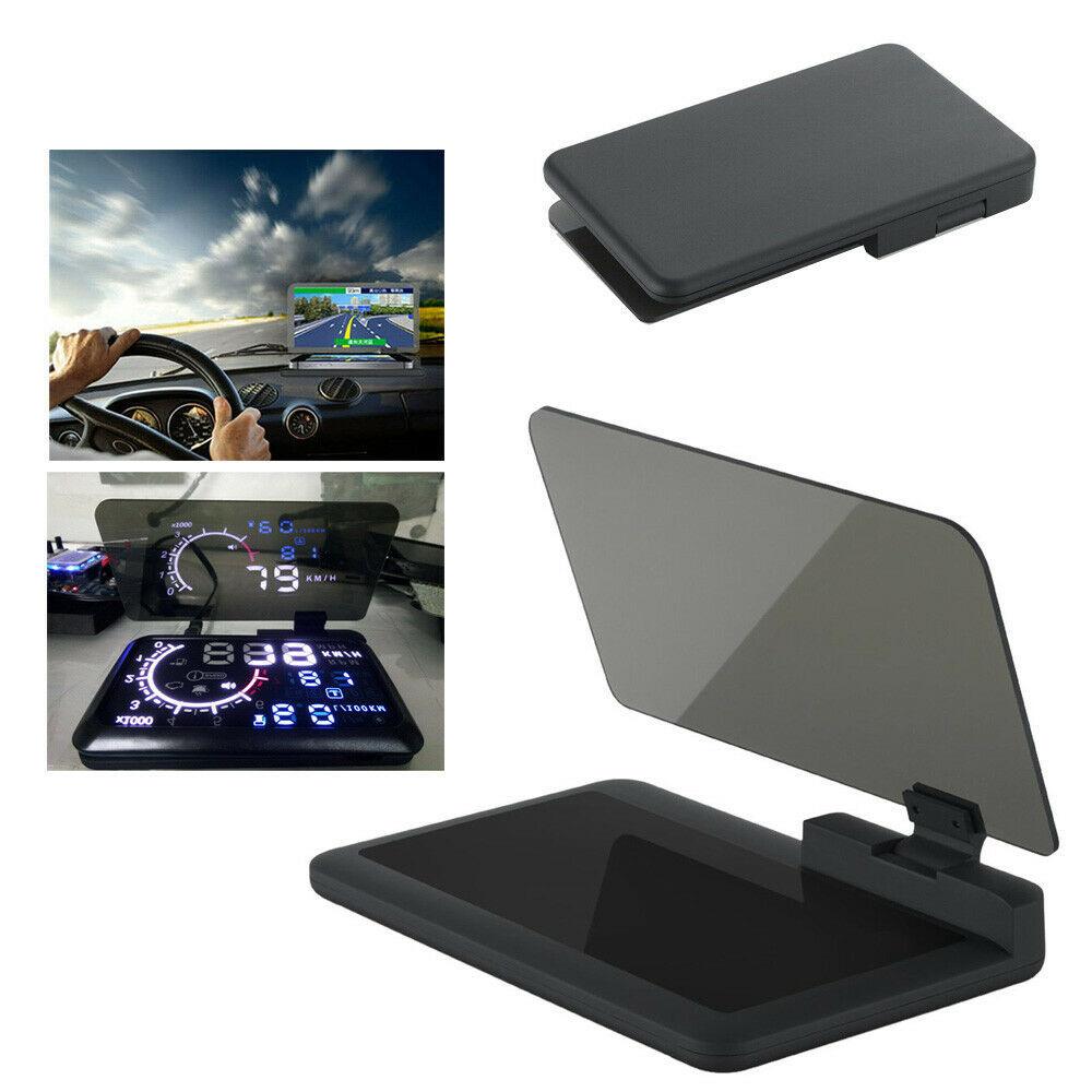 Auto HUD Halterung Unterstützung Telefon Navigationshalterung GPS Spiegelhalter Multifunktionale Faltbare 6" Head-Up-Anzeige