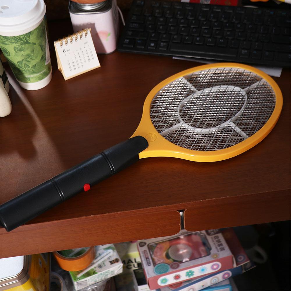 Battery Powered Electric Mosquito Swatter Cordless Insect Bug Zapper Portable Fly Swatter  Indoor