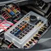 12Ways 6 Ways Car Boat Fuse Box Holder Blade Fuse Holder Block & Warning Indicator 32V 100A Power Distribution Panel Board