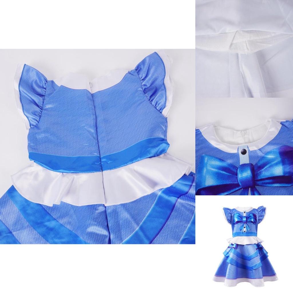 Uroczy body dla dzieci z postacią Poppy na Cosplay, Halloween i Imprezy Urodzinowe