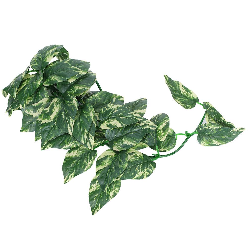 

Имитация водных растений, ротанговые листья, ландшафтный дизайн для террариума для лазающих питомцев, аквариума