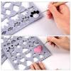 6pcs Wool Felt Mold Needle Felting DIY Craft Stencil Applique Mould Needlework Tool Handicraft Sewing Accessories Top Sale