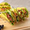 W-Shaped 304 Stainless Steel Taco, Corn Tortilla, and Pancake Holder Rack