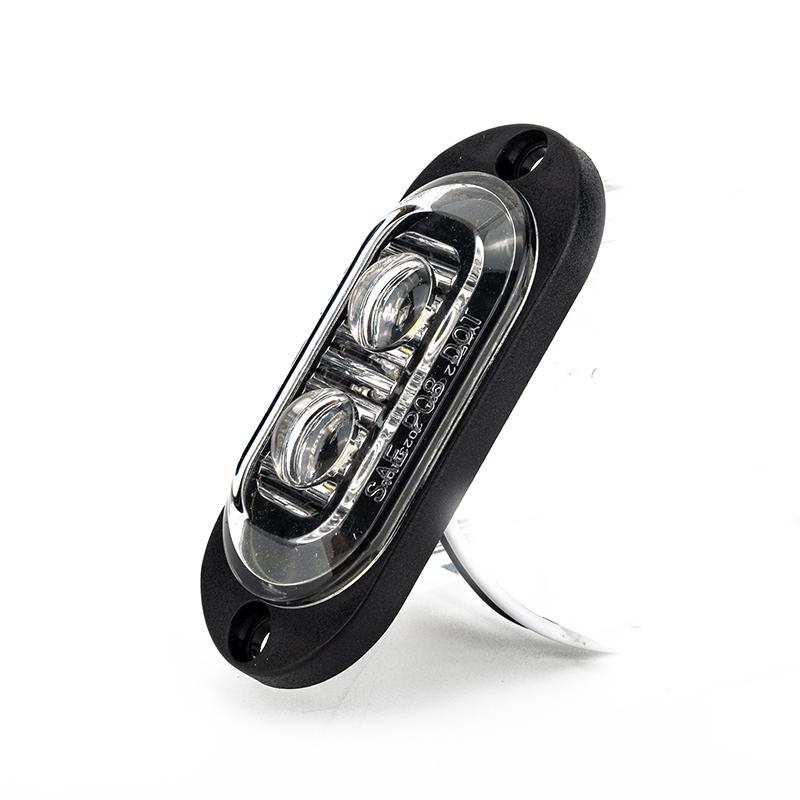12V 24V Truck Led Side Marker Light Car Trailer Dot E8 Mark Reflector Van Clearance Lamp For Lorry Rv Bus Boat