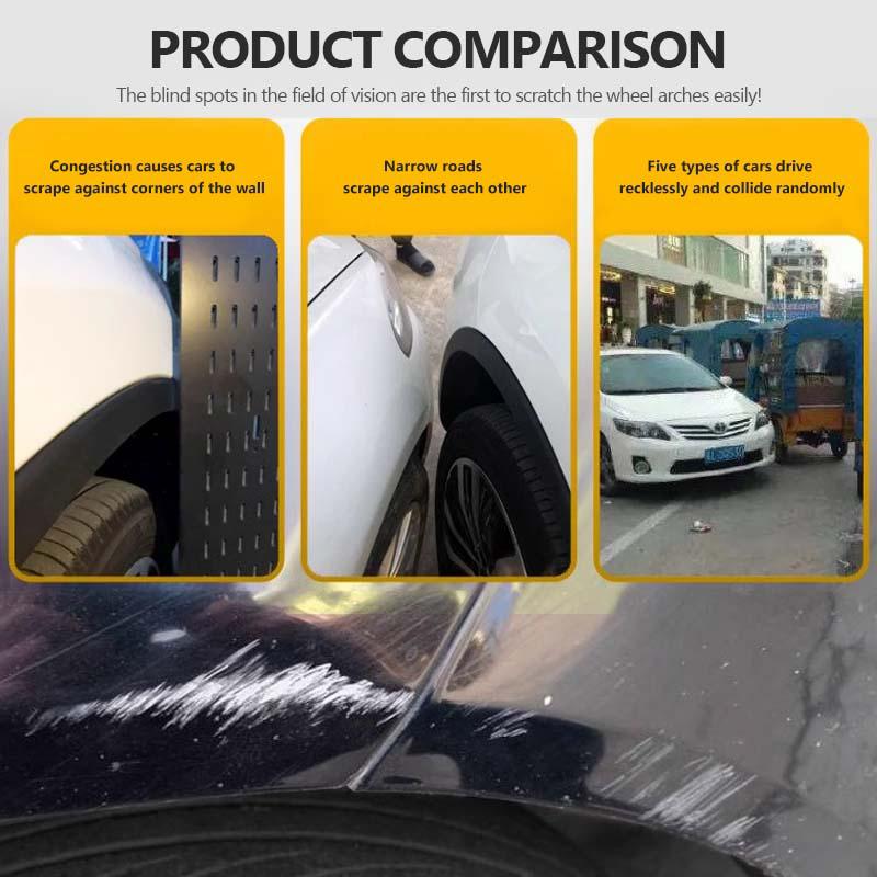 WHPZ2 Car Wheel Eyebrows Protector Anti-collision Reflective Stickers For BMW M Performance E36 E46 E60 E90 E91 E92 E93 F30 F20