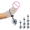Male Heavy Weight Ball Stretcher Penis Extender Enlarger Ring Hanger Trainning with Glan Sleeve