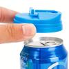 Soda Can Lids Reusable Plastic Covers for Standard 2.4-inch Cans Spill-Proof Dust-Proof Soda Can Protector for Beer Energy Drinks