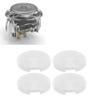18pcs Joystick Replacement Caps 25.3mm Diameter Mechanical Button Caps Gaming Button Caps Covers