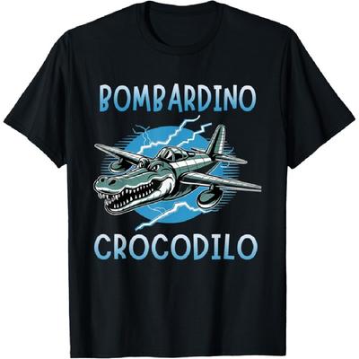 Bombardino Crocodilo - Italian Brainrot Meme Bombardino T-Shirt(2)