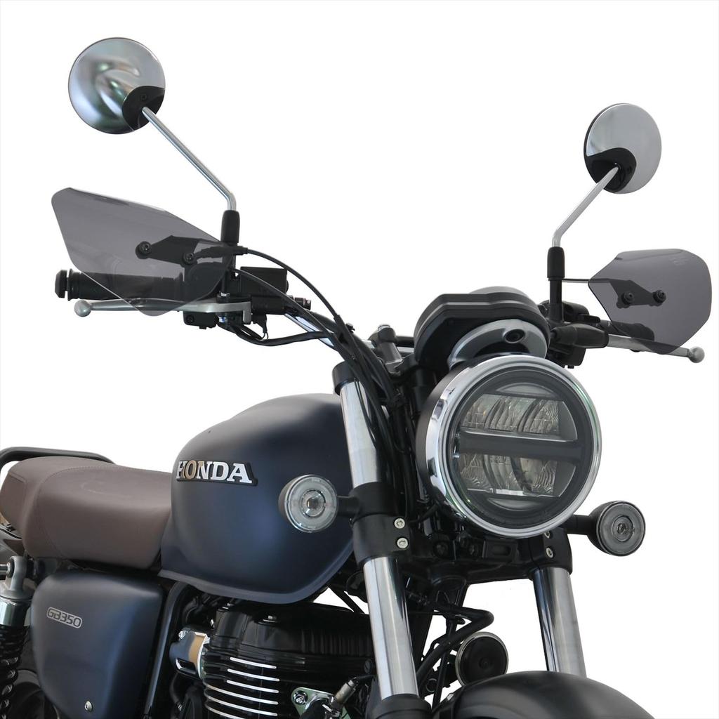 Asahi Windshield Knuckle (AF ASAHI) Visor, Smoke, GB350/350S, M5-02