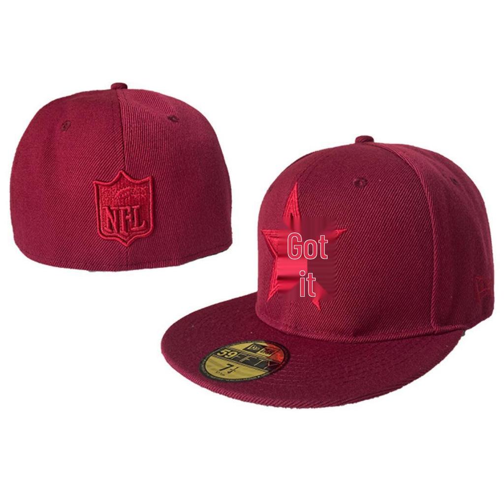 New Style Flat Brim Rugby Cap: American Sports League Baseball Hat
