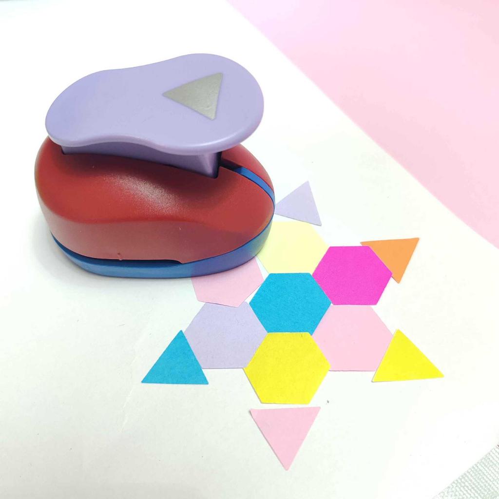 Large Flower Petal Four-Leaf Clover Children's DIY Embosser Machine - Student Journal Punch Tool