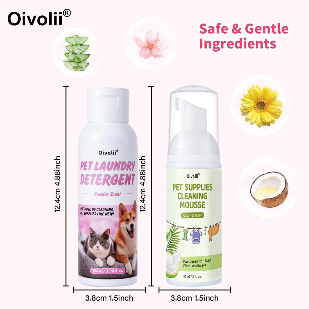 Pet Clothes & Accessories Special Gentle Dry Clean Foam Cleaner Deep Cleansing Odor Removing No-Rinse For Pets