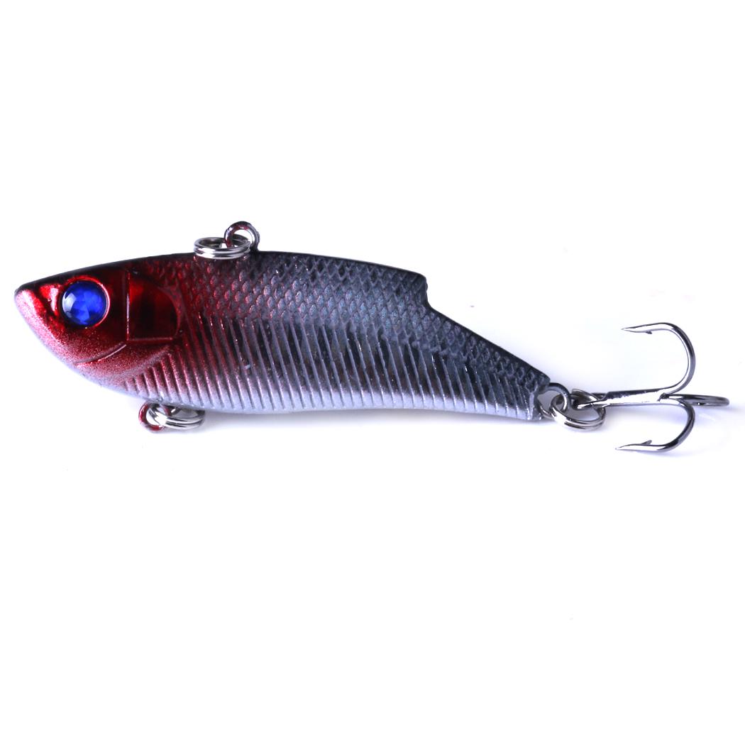 

1 шт. Hengjia 9,3 г/5,5 см VIB рыболовная приманка для окуня щуки 8 # тройной крючок C